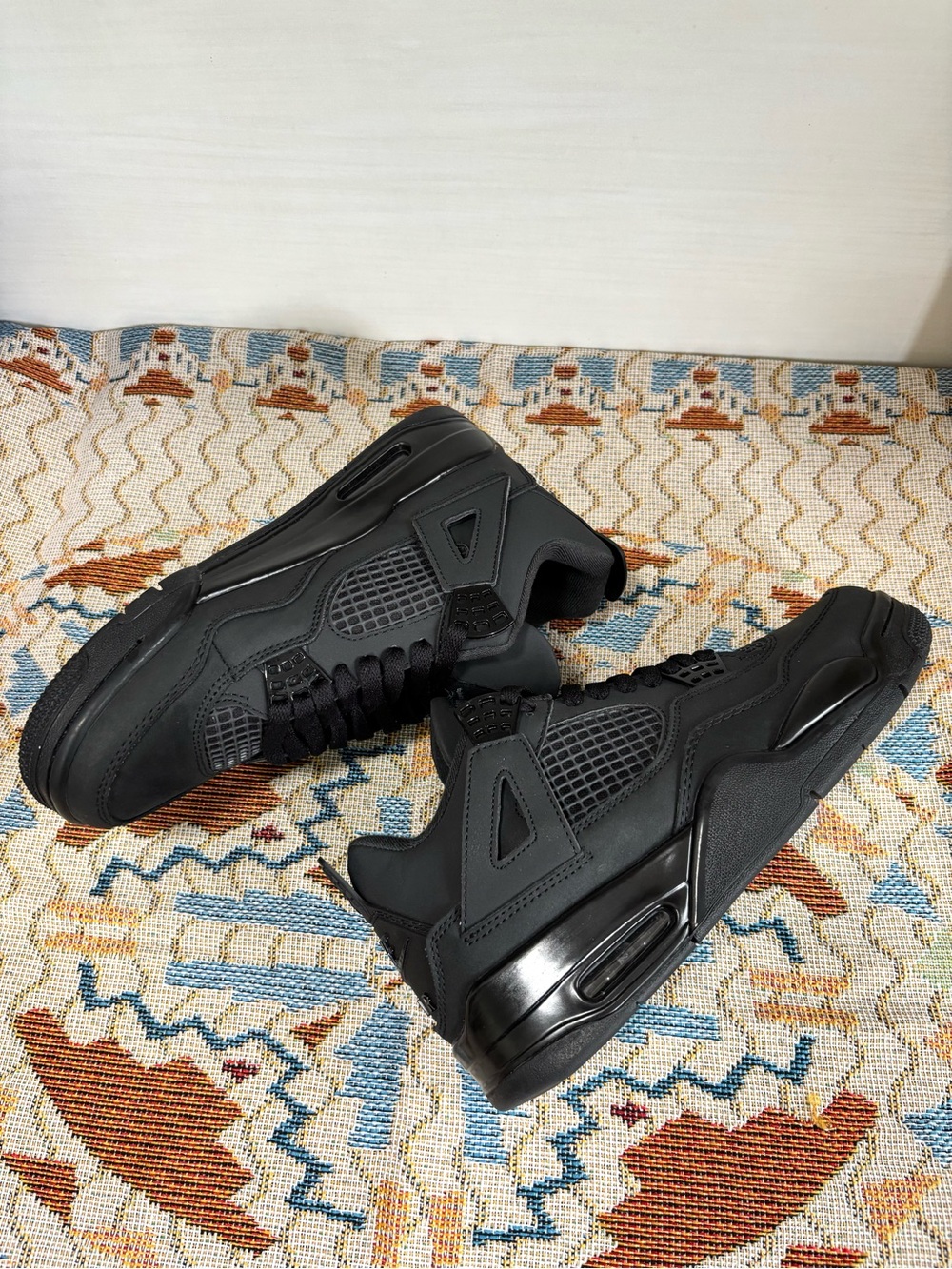Jordan 4 Retro Black Cat (2025 Version) - Men’s Athletic Shoes Sneakers - Picture 8 of 8